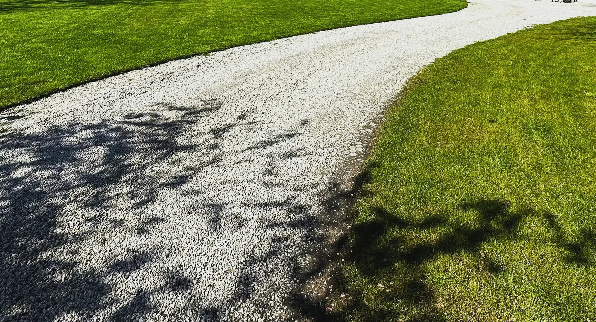 Grading equipment building a new driveway near Coldwater, Ontario